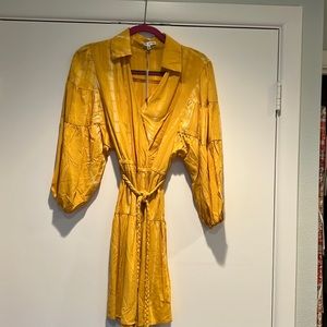 NWT Golden Yellow Tie Dye Dress